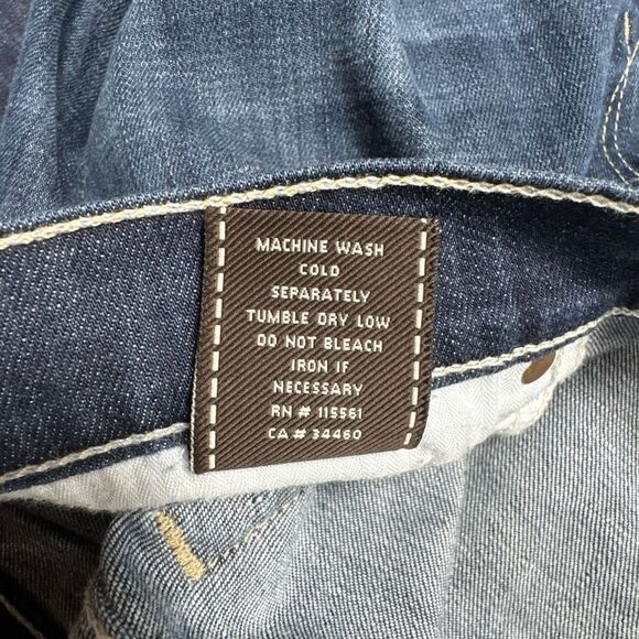 7 For All Mankind Women’s Dojo Low Rise Wide Leg Jeans Size 32 - Picture 6 of 7